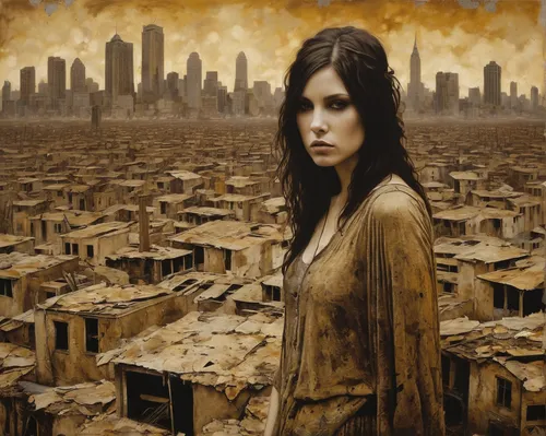 destroyed city,city in flames,desolation,post-apocalyptic landscape,apocalyptic,scorched earth,human settlement,post apocalyptic,wasteland,environmental destruction,urbanization,corrosion,corroded,erbore,the pollution,post-apocalypse,dystopian,city ​​portrait,dead earth,social distancing,Illustration,Realistic Fantasy,Realistic Fantasy 09