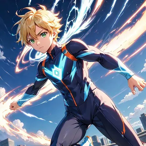 darjeeling,my hero academia,spark,bolt,lightning bolt,superhero background,thunderbolt,electric arc,cg artwork,honolulu,boruto,explosion,lightning,energetic,leo,human torch,hero academy,flying sparks,phoenix,determination,Anime,Anime,Realistic