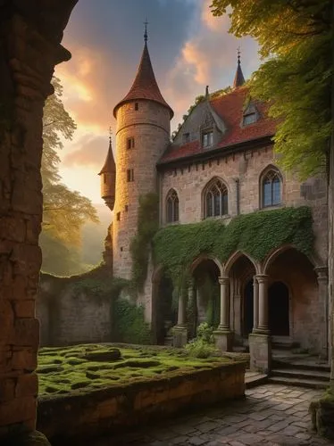 fairy tale castle sigmaringen,fairy tale castle,bethlen castle,fairytale castle,medieval castle,dracula castle,templar castle,castle of the corvin,fantasy landscape,bach knights castle,hohenzollern castle,waldeck castle,castle,ronneburg,knight's castle,fantasy picture,caylus,old castle,maulbronn monastery,castlelike,Art,Classical Oil Painting,Classical Oil Painting 23