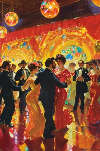 ballroom dance,ballroom,latin dance,kristbaum ball,square dance,salsa dance,waltz,dancesport,tango argentino,go-go dancing,argentinian tango,dance club,country-western dance,line dance,folk-dance,the ball,pandero jarocho,flamenco,dancers,dancing,Illustration,Realistic Fantasy,Realistic Fantasy 38