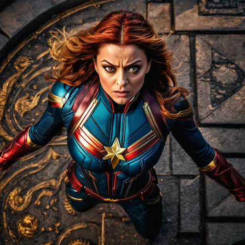 Capitana Marvel with the face of Aishwarya Rai, very angry,captain marvel,marvel,marvels,avenger,marvelous,wanda,nova,capitanamerica,head woman,symetra,scarlet witch,super heroine,xmen,sprint woman,wo