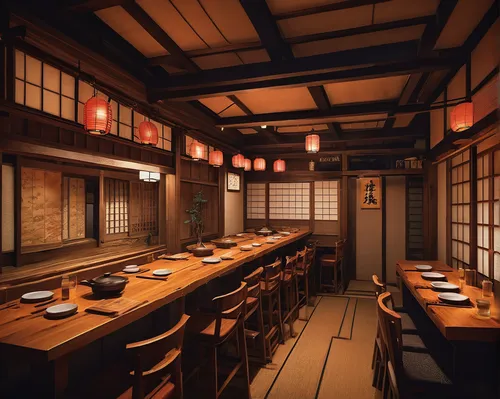 japanese restaurant,japanese-style room,izakaya,ryokan,japanese cuisine,kaiseki,shinto,japanese-style,japanese architecture,dining room,teppanyaki,japanese,sushi japan,japanese style,japanese meal,a restaurant,japanese background,cherry japanese,3d rendering,tea ceremony,Photography,Documentary Photography,Documentary Photography 16