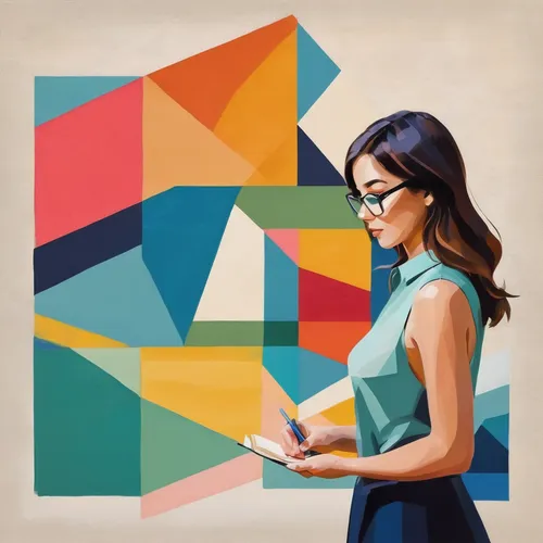 polygonal,wpap,low poly,low-poly,low poly coffee,geometric,geometric ai file,illustrator,meticulous painting,fashion vector,geometric style,painting technique,vector illustration,adobe illustrator,woman holding a smartphone,vector graphic,triangles background,girl studying,squared paper,vector art,Illustration,Vector,Vector 07