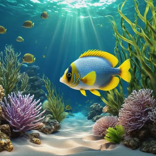 underwater background,marine fish,damselfish,underwater fish,lemon surgeonfish,yellow fish,beautiful fish,butterflyfish,dori,chromis,marine animal,lemon butterflyfish,sea life underwater,sea animal,sea animals,coral fish,angelfish,blue stripe fish,rabbitfish,butterfly fish,Photography,General,Realistic