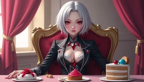 queen of hearts,fondant,cruella de ville,khatuna,cruella,gateau