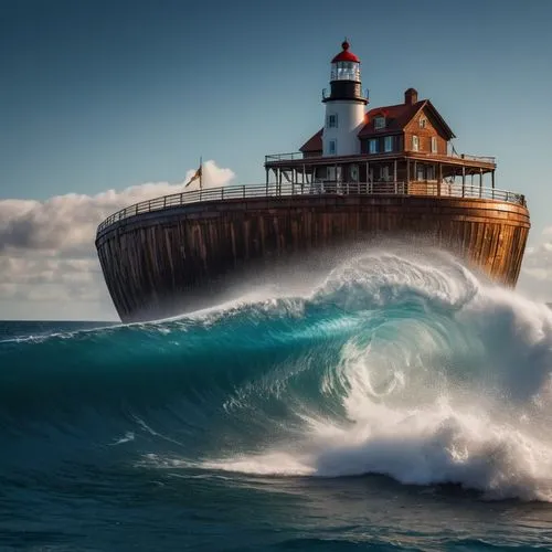 lightkeeper,electric lighthouse,lighthouse,light house,aground,ludington,northeaster,maiden's tower,big waves,churning,stack of tug boat,lighthouses,petit minou lighthouse,big wave,hatteras,house of the sea,rogue wave,red lighthouse,maritime,sea fantasy,Photography,General,Fantasy