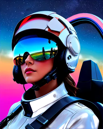 aviators,anaglyph,glider pilot,aviator,visor,piloted,piloty,vector girl,starlink,pilot,astronautic,astronaut helmet,astronaut,piloting,spaceflights,vector art,spaceland,spacesuit,space voyage,pink vector,Illustration,Vector,Vector 07