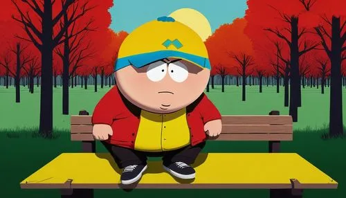man on a bench,park bench,woodsman,cartoon forest,recess,river pines,peanuts,picnic table,cartoon video game background,parks,animated cartoon,farmer in the woods,bart,the woods,forrest,pines,television character,forest background,frutti di bosco,forest man,Illustration,Black and White,Black and White 09