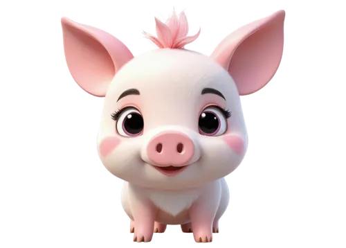 pig,kawaii pig,domestic pig,piglet,mini pig,piggybank,piggy,swine,pork,porker,pot-bellied pig,suckling pig,lardon,brush ear pig,boar,warthog,ham,wool pig,cute cartoon character,babi panggang,Conceptual Art,Daily,Daily 35