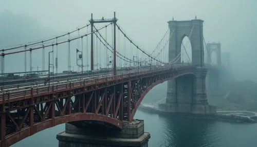 bridged,pont,north american fog,foggy day,foggy,golden bridge,bridges,suspension bridge,bridge new europe,harbor bridge,chain bridge,bridge,roebling,oxenbridge,spit bridge,the fog,fog up,high fog,fog,george washington bridge,Photography,General,Realistic