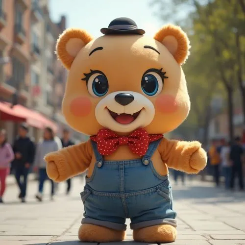 filbert,3d teddy,pubg mascot,squeakquel,oski,ferbert,Photography,General,Realistic