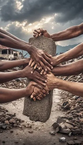 helping hands,human chain,helping people,the integration of social,human hands,helping hand,self unity,unity,connectedness,arms outstretched,unity in diversity,reach out,photo manipulation,hand to hand,sand sculpture,unite,dependency,reaching,the hands embrace,global oneness,Photography,General,Realistic