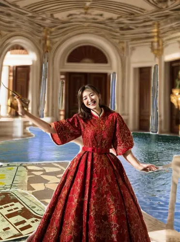 russian folk style,miss circassian,hallia venezia,venetian hotel,venice italy gritti palace,azerbaijan azn,emirates palace hotel,catherine's palace,iulia hasdeu castle,ballroom,versailles,azerbaijan,floor fountain,venetia,renaissance,the girl in the bathtub,girl in a historic way,dragon palace hotel,morocco,turkish culture