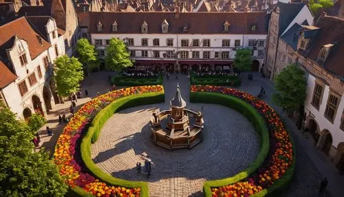 town hall square,terbrugge,nauerner square,medieval market,flower clock,colmar city,harfleur,verbrugge,strasbourg,market square,colmar,town square,courtyard,market place,city square,dijon,leuven,metz,maubeuge,ghent,Photography,Fashion Photography,Fashion Photography 24