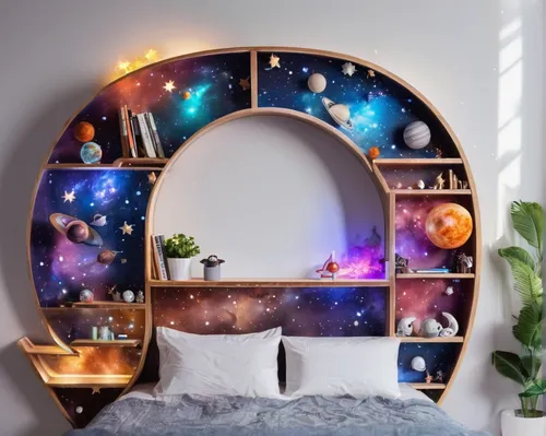 circle shape frame,fairy galaxy,wall decor,nursery decoration,parabolic mirror,semi circle arch,wall decoration,star chart,room divider,baby room,star garland,canopy bed,kids room,wall sticker,colorful stars,wood mirror,magic mirror,decorative frame,copper frame,glitter fall frame,Conceptual Art,Sci-Fi,Sci-Fi 30