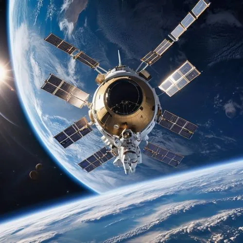 iss,space station,earth station,satellite,soyuz,orbital,Photography,General,Realistic