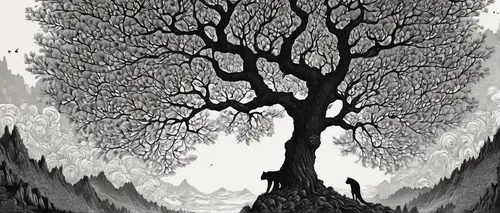 the japanese tree,tree of life,bodhi tree,creepy tree,tree,old tree silhouette,a tree,forest tree,old tree,birch tree illustration,the branches of the tree,tree silhouette,vinegar tree,flourishing tree,oak tree,jaggery tree,tree grove,blossom tree,the trees,celtic tree,Illustration,Black and White,Black and White 09