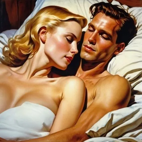 amants,whitmore,sturges,wesselmann,thunderball,woman on bed