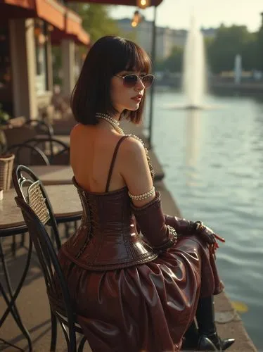 girl on the river,binoche,hallia venezia,parisienne,on the river,girl on the boat