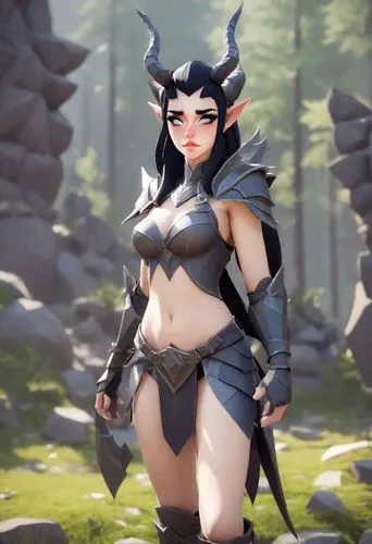 uriri,dark elf,kerincsiz,karpas,filia,tera,Digital Art,Low-Poly