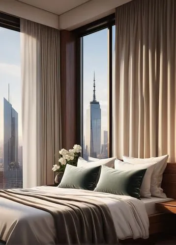 penthouses,bedroom window,modern room,hoboken condos for sale,3d rendering,tishman,manhattan skyline,guestrooms,sleeping room,sky apartment,window curtain,gansevoort,manhattan,hudson yards,contemporary decor,window view,capitaland,new york skyline,modern decor,guest room,Conceptual Art,Daily,Daily 02