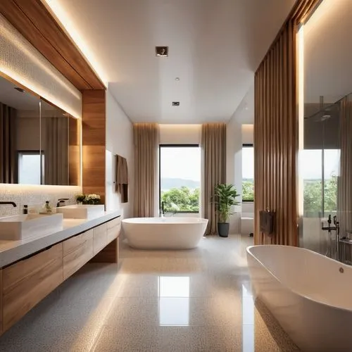 luxury bathroom,modern minimalist bathroom,luxury home interior,interior modern design,modern room,bath room,modern decor,amanresorts,penthouses,great room,contemporary decor,banyo,interior design,travertine,bathtub,bathroom,luxury hotel,corian,ceramic floor tile,3d rendering,Photography,General,Realistic