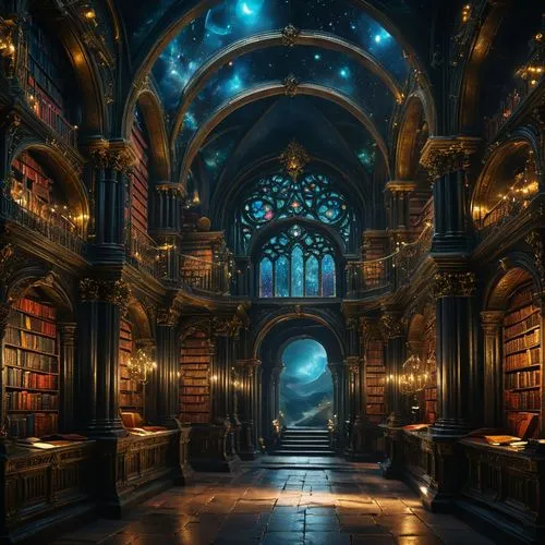 Grand, elaborate, architectural, a secret of the cosmos deep in the webway, the Black Library filled with vibrant books of ancient tales, the darkest of evil and brightest of glory, desperate warnings