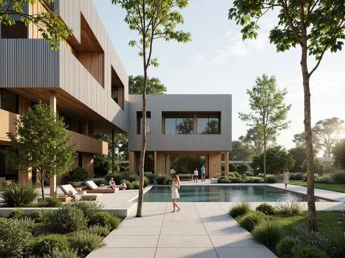 3d rendering,cohousing,render,townhomes,renderings,arkitekter,new housing development,revit,residencial,residential,corten steel,landscape design sydney,liveability,netherwood,residentie,maisonettes,contemporaine,garden design sydney,immobilier,duplexes