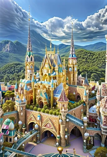 shanghai disney,tokyo disneyland,fairy tale castle,fantasy world,disneyland park,disney castle,sleeping beauty castle,fantasy city,the disneyland resort,cinderella's castle,disney-land,fairytale castle,magic kingdom,disney land,3d fantasy,walt disney world,fairy world,hot-air-balloon-valley-sky,cinderella castle,disney world