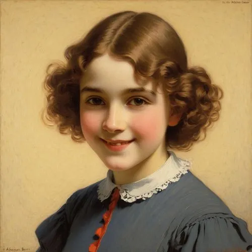 child portrait,portrait of a girl,bouguereau,vintage female portrait,girl portrait,emile vernon,young woman,girl with cloth,young lady,bougereau,bibernell rose,rosa curly,girl with cereal bowl,charlotte cushman,barbara millicent roberts,lilian gish - female,portrait of a woman,franz winterhalter,girl with bread-and-butter,shirley temple,Art,Classical Oil Painting,Classical Oil Painting 14