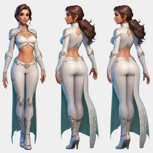 turnarounds,suit of the snow maiden,white clothing,elona,inara,bodices,zarina,breeches,reweighting,sonnessa,padme,jaina,rachniyom,naela,gradient mesh,lumidee,chunli,lilandra,celestina,blanca