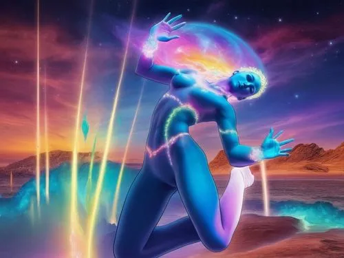 astral traveler,nebula guardian,alexandrite,protostar,allura,dazzler,oxley,satari,protostars,cyberstar,azarian,alani,star mother,astronema,bluefire,opal,arcee,auroral,liara,dakini,Illustration,Realist