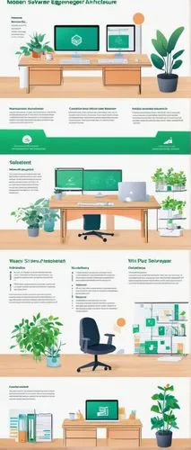 Modern software architecture design, clean and minimalist presentation slide, PPT template, colorful icons, simple shapes, 3D diagrams, arrows connecting blocks, layered architecture, microservices, e