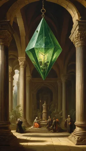 glass pyramid,ball fortune tellers,the ethereum,crystal ball,faceted diamond,pendulum,louvre,lantern,metatron's cube,sacred geometry,ethereum icon,orb,caerula,dodecahedron,medieval hourglass,eth,ethereum logo,ethereum symbol,freemasonry,rupees,Art,Classical Oil Painting,Classical Oil Painting 37