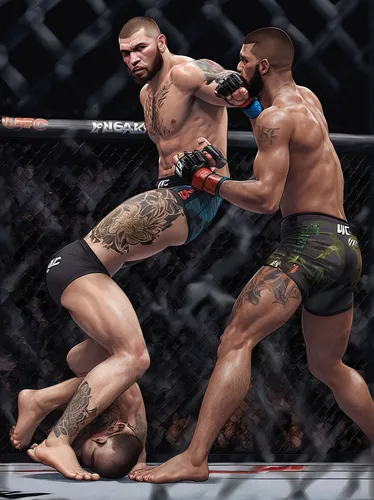 Incorporate the suspenseful build-up leading to the championship bout in UFC 266, capturing the anticipation and nerves of the fighters and fans alike.,ufc,striking combat sports,mma,combat sport,mixe