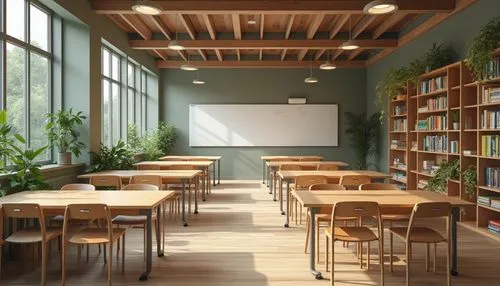 school design,classroom,schoolroom,lecture room,classrooms,study room,schoolrooms,reading room,class room,desks,lecture hall,school benches,bookbuilding,examination room,kurimoto,classroom training,children's interior,carrels,scuole,collaboratory,Photography,General,Realistic