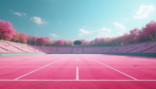 track,track and field,pink grass,blooming field,tennis court,stadiums,football field,universiade,athletics,cosmos field,universiades,pink october,rosebowl,tokyo summer olympics,velodromes,pink green,football stadium,woodlawn,pink squares,sportcity,Photography,General,Realistic