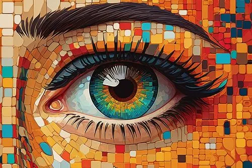 women's eyes,abstract eye,eye,peacock eye,ojos azules,oil painting on canvas,psychedelic art,myopia,multicolor faces,cosmic eye,kaleidoscope art,pupils,eye examination,robot eye,eyes,ophthalmology,kaleidoscope,eye ball,eye cancer,blotter,Illustration,Retro,Retro 11