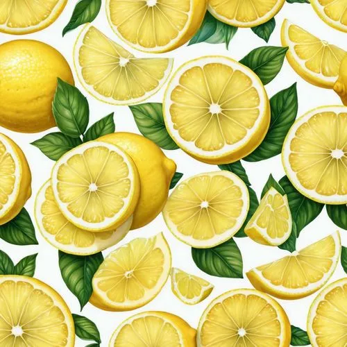 lemon background,lemon wallpaper,lemon pattern,lemons,lemon slices,lemon,Illustration,Abstract Fantasy,Abstract Fantasy 11