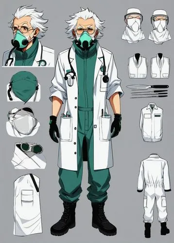 theoretician physician,ship doctor,kakashi hatake,cartoon doctor,docteur,anesthetist,toxicologist,physician,doctor,biologist,surgeon,doc,docter,male nurse,coverall,protective suit,scientist,kakashi,perioperative,glaciologist,Unique,Design,Character Design