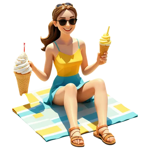 woman with ice-cream,summer icons,sunscreen,summer clip art,colada,ice cream cone,ice cream stand,summer background,suncare,sunfeast,summer items,summer feeling,coladas,ice cream icons,ice cream cones,summer foods,summer,summertime,fashion vector,sunscreens,Unique,3D,Low Poly