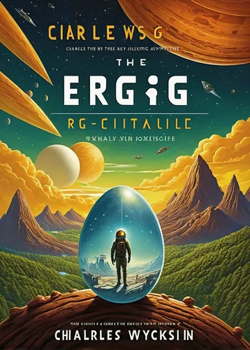 Craft a suspenseful science fiction adventure involving 'Andy Weir' and 'The Egg' as the key to unlocking an alien civilization.,cd cover,german ep ca i,cover,eggishorn,book cover,chäserrugg,earwigs,e