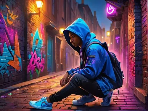 world digital painting,digital painting,urban,welin,alleyway,tarik,digital art,art background,graffiti,alleycat,alley,vandal,colorful city,blu,digital artwork,vector art,nasir,bleu,burzenin,nima,Illustration,Realistic Fantasy,Realistic Fantasy 01