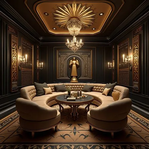 opulently,ornate room,opulence,art deco,opulent,the throne,luxe,dining room,boisset,baccarat,art deco background,luxury hotel,luxury bathroom,3d render,gold wall,speakeasy,luxurious,interior design,3d rendering,antechamber,Photography,General,Realistic