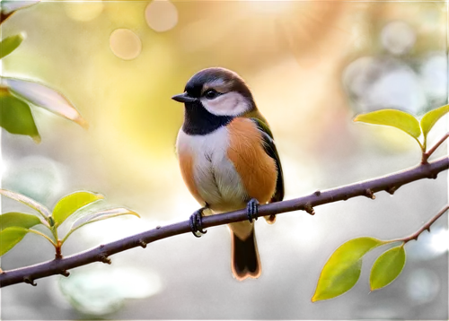 chestnut-backed chickadee,bananaquit,ltt,chickadee,beautiful bird,meadow bird,passerine bird,sparrow bird,honeyeater,passerine,bird on branch,european goldfinch,garden bird,african dusky flycatcher,goldfinch,towhee,butcherbird,spring bird,asian bird,titmouse,Illustration,Realistic Fantasy,Realistic Fantasy 39