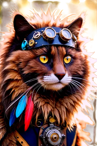 cat warrior,cat sparrow,steampunk,firecat,siberian cat,fireheart,cat with eagle eyes,strix,auron,cassander,kadyr,shaman,tea party cat,fantasy portrait,mmogs,cathala,maincoon,adventurer,cat portrait,redwall,Conceptual Art,Fantasy,Fantasy 25