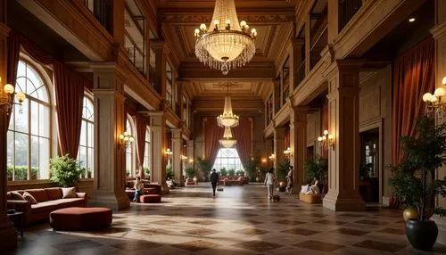 emirates palace hotel,biltmore,hotel lobby,amanresorts,lobby,foyer,hotel hall,carreau,entrance hall,grand hotel europe,corridor,crown palace,hallway,royal interior,nemacolin,gleneagles hotel,corridors,colonnades,samaritaine,orsay