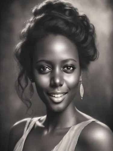 african woman,digital painting,nigeria woman,african american woman,vintage female portrait,girl portrait,romantic portrait,world digital painting,woman portrait,charcoal drawing,tiana,black woman,graphite,charcoal pencil,vintage woman,young lady,custom portrait,ebony,portrait background,sighetu marmatiei,Photography,Cinematic