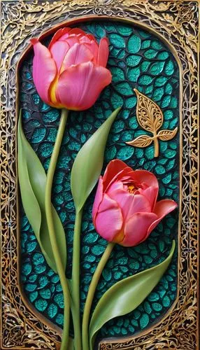 art nouveau frame,floral and bird frame,peony frame,floral frame,decorative frame,flower frame,flower painting,art deco frame,roses frame,floral ornament,gold foil art deco frame,oil painting on canvas,copper frame,glass painting,enamelled,flowers frame,decorative art,floral rangoli,art nouveau frames,rose frame,Illustration,Realistic Fantasy,Realistic Fantasy 16