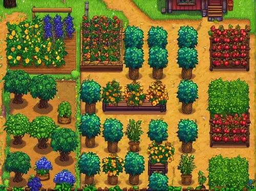 Which summer crop has the highest yield in Stardew Valley?,fruit fields,farms,vegetable garden,organic farm,vegetable field,bee farm,apple plantation,vegetables landscape,agricultural,farm yard,farm,f